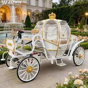 Carroza Eléctrica sin Caballos Estilo Elegante para Múltiples Pasajeros, Transporte para Bodas, Banquetes y Recorridos Turísticos - Product Image 1