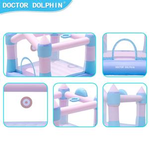 Doctor Dolphin Pink Bounce House <span class=keywords><strong>Petit</strong></span> <span class=keywords><strong>trampoline</strong></span> gonflable pour tout-petits Videur gonflable d'intérieur avec souffleur Videur à usage domestique - Product Image 4
