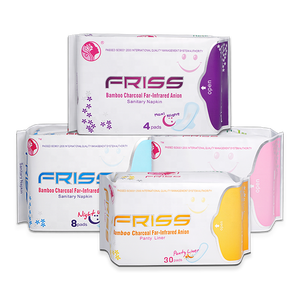 Usine FRISS de serviettes hygiéniques ultra minces Vente en gros Serviette menstruelle étanche Serviettes hygiéniques à puce anionique pour femmes - Product Image 1