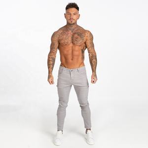 Jeans ajustés pour hommes, nouvelle mode, taille haute, jeans skinny délavés, pantalons pour hommes - Product Image 4