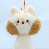 Mini machine à griffes pour peluches, modèles variés, animaux en peluche miniatures, porte-clés en peluche en gros, décoration chat avec grande queue