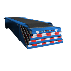 Fabrieksverkoop Automatische Laadtransportband Roestvrijstalen Telescopische Ontwerp Telescopische Band Transportband Voor Vrachtwagens Containers - Product Image 1