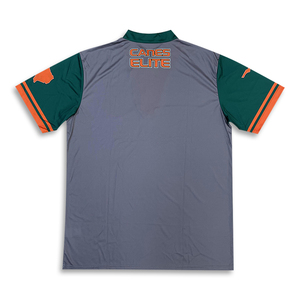 Polyester personnalisé Sport Gym Sublimation T-shirt à manches courtes quart de fermeture éclair - Product Image 3
