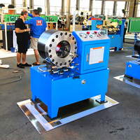 Machine de Sertissage Automatique pour Tuyaux Hydrauliques de Pelleteuse 6-51 mm, Sertisseuse de Durites, Équipement de Fabrication de Produits en Caoutchouc