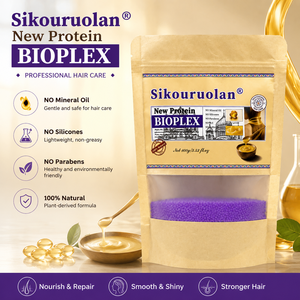 <span class=keywords><strong>Granulés</strong></span> nutritionnels de kératine à la technologie de protéines capillaires Sikouruolan 100g – Réparation capillaire naturelle nourrissante pour les soins en salon - Product Image 2