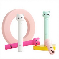 Jouet laser pour chat PetLead, style mignon, multifonctionnel, 5 motifs, rechargeable par USB, jouets interactifs de haute qualité en ABS