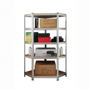 <span class=keywords><strong>Étagère</strong></span> <span class=keywords><strong>d</strong></span>'<span class=keywords><strong>angle</strong></span> extensible à 5 niveaux en métal noir robuste sans boulons pour garage et entrepôt - Product Image 3