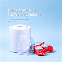 Support de chaussures gonflable PE+PA avec film protecteur transparent de 40 µm, léger et certifié CE, pour remplir les chaussures
