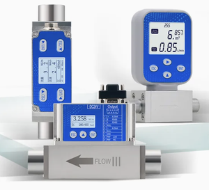 Digitale Microstroom Thermische Gasmassastroommeter Variabele Oppervlakte Klem Lucht Stikstof Zuurstof Helium Co2 <span class=keywords><strong>Flow</strong></span> Sensor Rs485 - Product Image 1