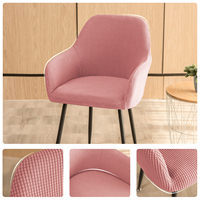 Housse de chaise haute Forcheer en polyester élastique lavable pour chaises de salle à manger, housses de protection pour fauteuils de bureau et d'ordinateur