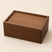 Boîte en bois de noyer personnalisée, emballage cadeau en bois massif de qualité supérieure, boîte à souvenirs personnalisée, vente en gros, vente au détail, fourniture de marquage de marque