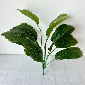 Flores Artificiales Queyiyi, Bonsái, Plantas Verdes de 30cm-100cm, Libélula Roja y Verde, Decoración de Interiores para el Hogar, Estilo Nórdico - Product Image 3