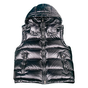 Mengjia 2025 Parkas de ganso blanco para hombres y mujeres, prendas de vestir exteriores de terciopelo brillante, 100% mangas acampanadas, embalaje de tambor con cuentas - Product Image 1