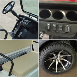 Vehículo Eléctrico de 4 Ruedas con Batería para Discapacitados, Carro de <span class=keywords><strong>Golf</strong></span> para Transporte en Hoteles y Resorts - Product Image 2