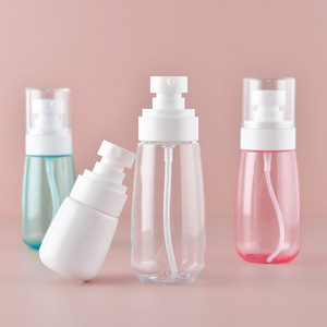 Difusor de botella de spray de plástico vacío transparente Juego de mini botellas de viaje de niebla fina 30/60/80/100ml de líquido Contenedores recargables pequeños - Product Image 1