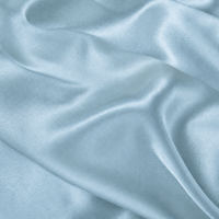 Tissu en crêpe de soie mat réversible 19 Momme 6A en soie de mûrier pour vêtements de créateur, vestes de soirée, robes et manteaux
