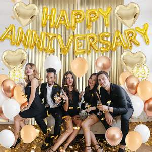 Decoraciones <span class=keywords><strong>de</strong></span> Aniversario, Guirnalda <span class=keywords><strong>de</strong></span> Globos <span class=keywords><strong>de</strong></span> Feliz Aniversario con Globos <span class=keywords><strong>de</strong></span> Corazón <span class=keywords><strong>de</strong></span> Papel <span class=keywords><strong>de</strong></span> Aluminio, Cortina <span class=keywords><strong>de</strong></span> Flecos para Boda, Día <span class=keywords><strong>de</strong></span> San Valentín - Product Image 6