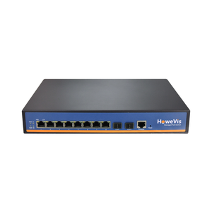 مفتاح تشغيل الإيثرنت howev8 منافذ 10/our/M Lite مع مفتاح تشغيل إنترنت عالي السرعة 4 جيجابت SFP - Product Image 1
