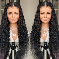 Vente en gros Extensions de cheveux humains brésiliens Paquets de cheveux humains Full Lace Perruques de cheveux humains HD Lace Front Perruques pour les femmes noires