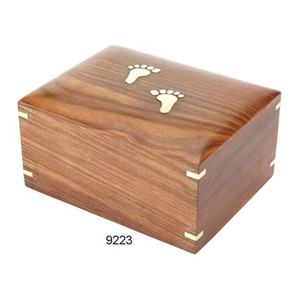 ผู้ผลิตผลิตภัณฑ์งานศพสี่เหลี่ยมโกศไม้สำหรับขาย - Product Image 3