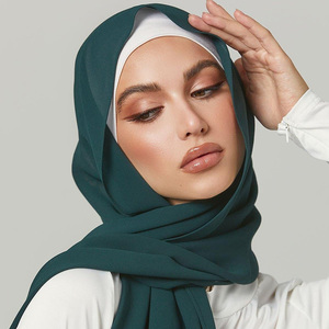 Venta caliente Ligero Sedoso-Suave Premium Chifón Hijab para Mujeres Transpirable y Chic PARA EL Departamento Musulmán - Product Image 1