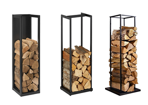 Suministro de fábrica, almacenamiento portátil de leña para jardín, estante de almacenamiento de leña para interiores de acero - Product Image 2
