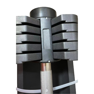 Haltères personnalisés avec logo, 55 livres, revêtement en acier de haute précision, haltères de <span class=keywords><strong>luxe</strong></span> pour salle de sport commerciale - Product Image 5