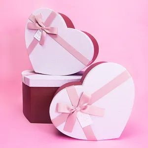 Boîte cadeau de luxe en carton rigide de haute qualité en forme de cœur pour la Saint-Valentin, personnalisable selon vos besoins - Product Image 5