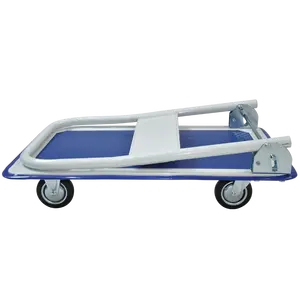 Carretilla de Plataforma de Acero Amory con Capacidad de Carga de 150 kg, Carretilla de Mano Plegable de Cuatro Ruedas, Carretilla de Mano Portátil para Herramientas OEM TB150D-DX - Product Image 4