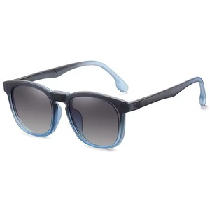 Gafas de Sol Magnéticas con <span class=keywords><strong>Clip</strong></span> Polarizadas UV400 de Dos Tonos con <span class=keywords><strong>Lentes</strong></span> con Protección Contra la Luz Azul para Hombre, Ideales para Conducir - Product Image 3