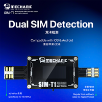 Testeur de fente de carte SIM MECHANIC SIM-T1, détection double SIM, Type-C, pour réparation de téléphones mobiles Android/iOS iPhone, batterie intégrée 250 mAh