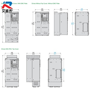 ไดรฟ์ปรับความถี่รุ่นใหม่ Altivar ATV600 รุ่น ATV630U75Y6 แบบ 3 เฟส 500-690V 7.5kW VFD ตัวแปลงความถี่ ATV630U75Y6 - Product Image 2
