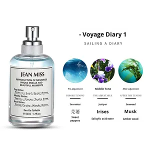 Xiaocheng Yixiang JEAN MISS Eau <span class=keywords><strong>de</strong></span> Toilette Unisexe, Parfum Léger Longue Durée, Vaporisateur, Concentration 7-12%, Notes <span class=keywords><strong>de</strong></span> Tabac et Épicées - Product Image 6
