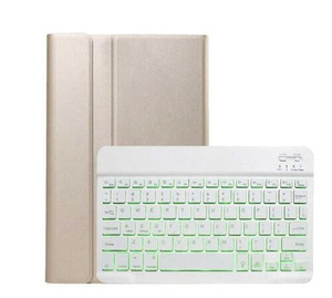 Étui <span class=keywords><strong>clavier</strong></span> pour <span class=keywords><strong>Samsung</strong></span> Tab <span class=keywords><strong>S5e</strong></span> 10.5 "(T720/T725), réglage RVB, housse de tablette Blue Tooth sans fil avec <span class=keywords><strong>clavier</strong></span> rétro-éclairé - Product Image 2