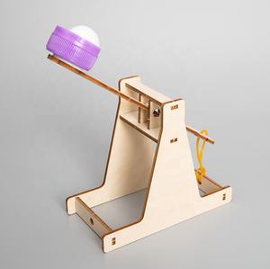 Petit modèle de machine à lancer des pierres en bois à monter soi-même pour enfants, jouet éducatif scientifique pour les devoirs et les cours de bricolage, pour les 7-12 ans, unisexe T-M72 - Product Image 6