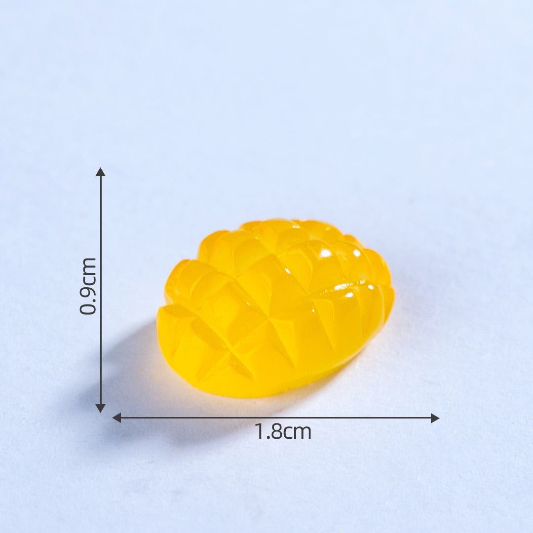 colorful 18. Luminous mango flesh