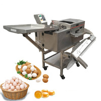 Machine à casser les œufs de poulet frais à haut rendement / ligne de production d'œufs liquides pasteurisés en vente