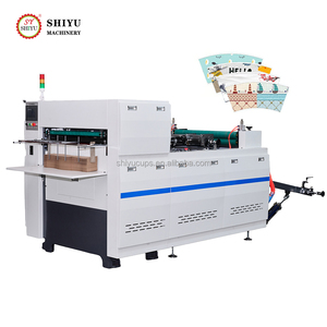 Machine de découpe, pliage et perforation automatique 850 pour boîtes de gobelets en papier (café, lait, thé) - Product Image 1