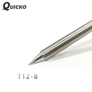 1Pc T12-B T12ซีรี่ส์เคล็ดลับเหล็กบัดกรีสำหรับ Hakko สถานีปรับปรุงการบัดกรี FX-951 FX-952