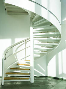 Foshan Factory Best <strong>Price</strong> Indoor Spiral <strong>Staircase</strong> Structure/Small Space Galvanized Steel <strong>Center</strong> <strong>Beam</strong> Spiral Stair - Product Image 4