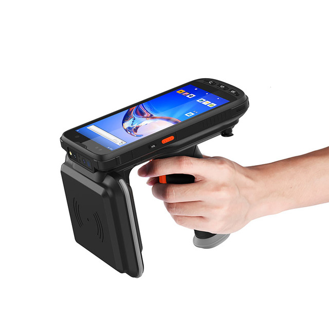 Long Range RFID Reader Writer ISO 18000-6C Handheld Mobile UHF RFID Reader Passive UHF RFID Tags Scanners for Inventory Manage