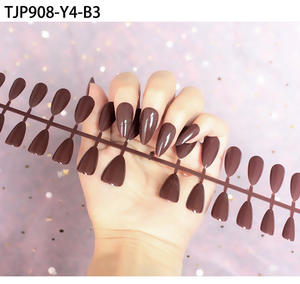 Boîte d'emballage pour <span class=keywords><strong>faux</strong></span> ongles de couleur unie DIY, vente <span class=keywords><strong>en</strong></span> gros de <span class=keywords><strong>faux</strong></span> ongles artificiels <span class=keywords><strong>en</strong></span> ABS à paillettes, <span class=keywords><strong>doigt</strong></span> de salon d'art d'ongle - Product Image 3