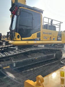 Excavadora de cadenas Komatsu PC450 usada original de Japón, en buen estado, con pocas horas de trabajo, excavadora grande para minería - Product Image 5