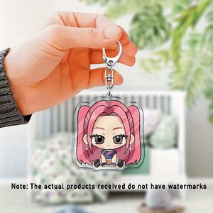 Chaveiro Kpop Demon Hunters, Charms de Acrílico Inspirados em Anime, Kawaii Saja Boys Huntrix, Chaveiros Dupla Face - Product Image 6