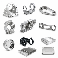 Boîtier de réducteur planétaire usiné sur mesure par CNC, composants de bras robotique en aluminium, usinage de haute précision
