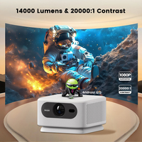 Projecteur portable Android Everycom R16 Mini, projecteur à cardan natif 720P avec support, prise en charge BT5.4, 1080P, léger, Proyector