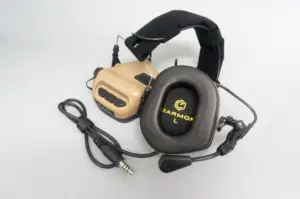 Grosir Headset Taktis Komunikasi Headphone Pengurang Kebisingan dengan Ikat Kepala untuk Menembak Pelindung Telinga EARMOR M32 MOD3