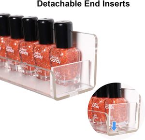 Étagères flottantes en acrylique Nail Techs Présentoir mural transparent pour vernis à ongles en acrylique de 15 pouces - Product Image 3