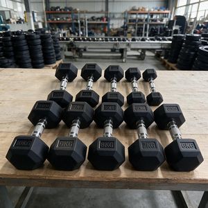 <span class=keywords><strong>Haltères</strong></span> hexagonaux en caoutchouc de 2,5 kg/5 kg/10 kg, <span class=keywords><strong>poids</strong></span> fixes, <span class=keywords><strong>poids</strong></span> libres pour la salle de sport commerciale <span class=keywords><strong>et</strong></span> l'entraînement à domicile - Product Image 3