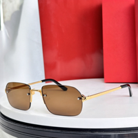 Lunettes de soleil personnalisées, nouvelle monture carrée blanche, style Y2K, style européen et américain, monture intégrale en métal, protection UV400, unisexe